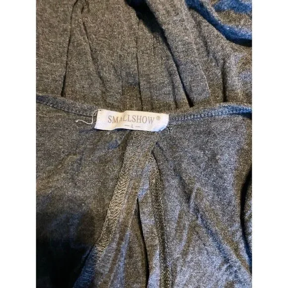 Smallshow gray open back tshirt - Picture 4 of 5